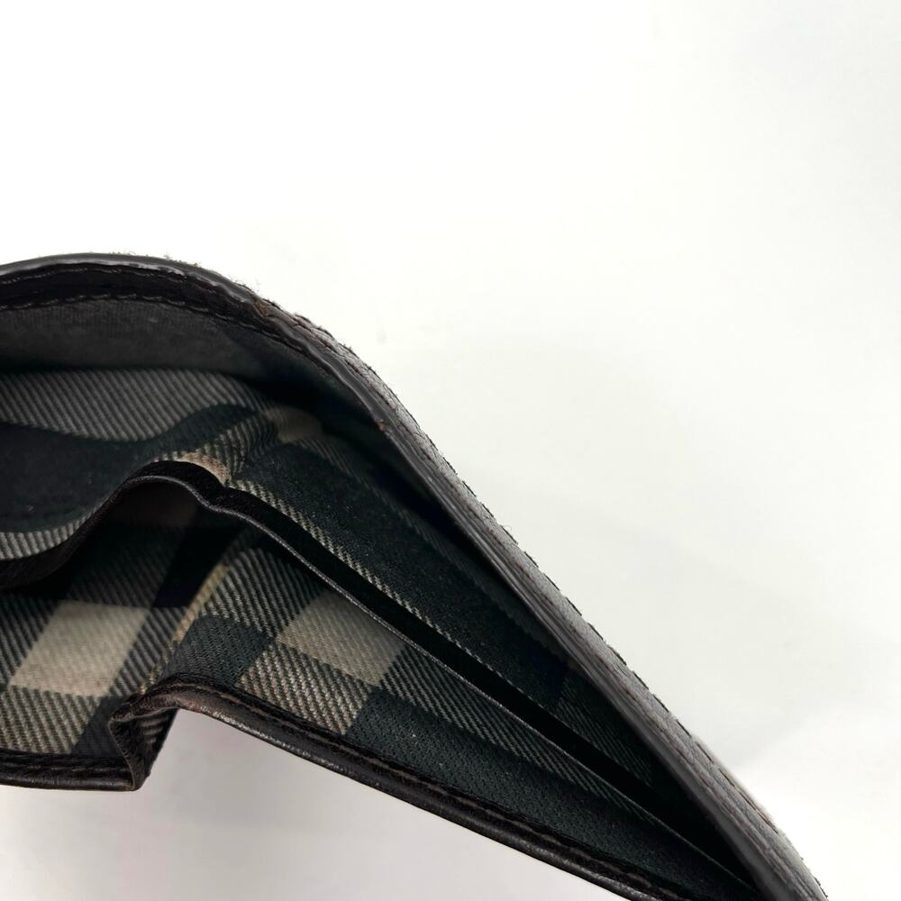 Burberry men’s leather wallet with metal logo - Picture 5 of 6